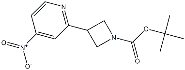 叔丁基 3-(4-乙酰肼吡啶-2-基)氮杂环丁烷-1-羧酸甲酯 结构式