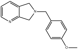 6-(4-Methoxybenzyl)-6,7-dihydro-5H-pyrrolo[3,4-b]pyridine Structure