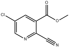 5-氯-2-氰基烟酸甲酯, 1356110-33-2, 结构式