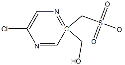 2-Methanesulfonic acid 5-chloropyrazinylmethylester 化学構造式