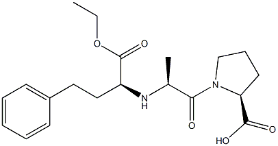 マレイン酸(R,S,S)-エナラプリル 化学構造式