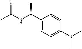 (s)-n-(1-(4-(diMethylaMino)phenyl)ethyl)acetaMide Struktur
