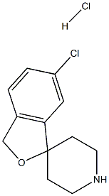 6-chloro-3H-spiro[isobenzofuran-1,4'-piperidine] hydrochloride Structure