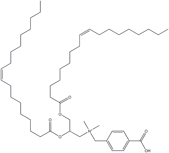 N-(4-carboxybenzyl)-N,N-diMethyl-2,3-bis(oleoyloxy)propan-1-aMiniuM Structure