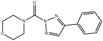 Methanone, 4-Morpholinyl(4-phenyl-2H-1,2,3-triazol-2-yl)- Struktur