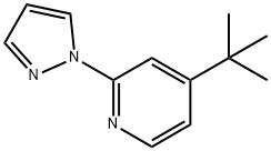 4-(叔丁基)-2-(1H-吡唑-1-基)吡啶, 1361941-59-4, 结构式