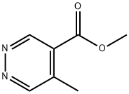 5-メチルピリダジン-4-カルボン酸メチル 化学構造式