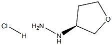 (S)-(tetrahydrofuran-3-yl)hydrazine hydrochloride Structure