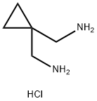 环丙烷-1,1-二基二甲胺二盐酸盐,136476-40-9,结构式