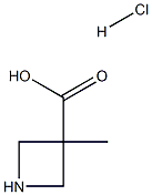 3-Methyl-3-azetidinecarboxylic acid HCl Structure