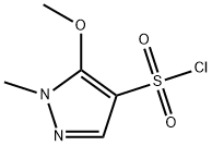 5-Methoxy-1-Methyl-1H-pyrazole-4-sulfonyl Chloride, 1365941-79-2, 结构式