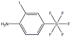 2-Iodo-4-(pentafluorothio)aniline, 97% Struktur