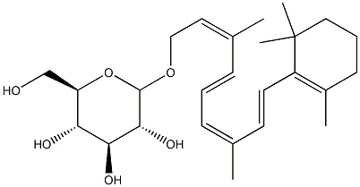 Retinyl β-D-glucoside Structure