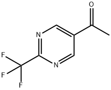 1-[2-(trifluoromethyl)pyrimidin-5-yl]ethanone Structure