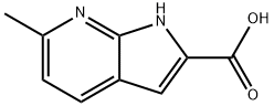 6-Methyl-7-azaindole-2-carboxylic acid Struktur