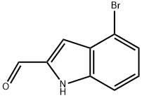 4-溴-1H-吲哚-2-甲醛,1368231-70-2,结构式