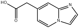 2-(iMidazo[1,2-a]pyridin-7-yl)acetic acid 化学構造式
