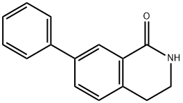 7-苯基-3,4-二氢异喹啉-1(2H)-酮 结构式
