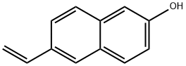 6-乙烯基-2-萘酚 结构式
