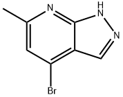 4-BroMo-6-Methyl-1H-pyrazolo[3,4-b]pyridine Struktur