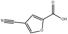 4-CYANOFURAN-2-CARBOXYLICACID, 1369496-50-3, 结构式