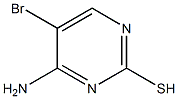 4-amino-5-bromopyrimidine-2-thiol 结构式