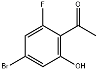 1-(4-溴-2-氟-6-羟基苯基)乙酮 结构式