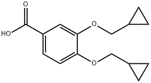 Benzoic acid, 3,4-bis(cyclopropylMethoxy)-|3,4-双(环丙基甲氧基)苯甲酸