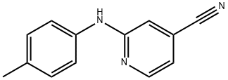 2-(p-tolylaMino)isonicotinonitrile 化学構造式