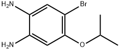 4-BroMo-5-isopropoxybenzene-1,2-diaMine 结构式