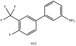 3-[4-Fluoro-3-(trifluoroMethyl)phenyl]aniline, HCl Struktur