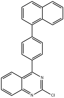 2-氯-4-[4-(1-萘基)苯基]-喹唑啉, 1373265-62-3, 结构式