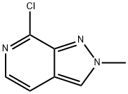 7-chloro-2-Methyl-2H-pyrazolo[3,4-c]pyridine Struktur