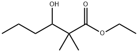 3-hydroxy-2,2-diMethyl-hexanoic acid ethyl ester Struktur