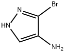 3-BroMo-1H-pyrazol-4-aMine Structure