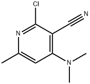 2-Chloro-4-(diMethylaMino)-6-Methylnicotinonitrile Structure