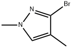 3-溴-1,4-二甲基-1H-吡唑, 13745-59-0, 结构式