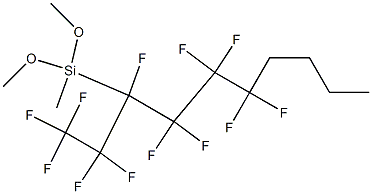 十二氟庚基丙基甲基二甲氧基硅烷,1374604-19-9,结构式