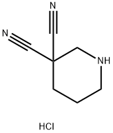 3,3-Dicyanopiperidine HCl Struktur