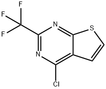 4-Chloro-2-(trifluoroMethyl)thieno[2,3-d]pyriMidine 结构式