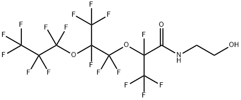 137506-19-5 2,3,3,3-四氟-2-[1,1,2,3,3,3-六氟-2-(1,1,2,2,3,3,3-七氟丙氧基)丙氧基]-N-(2-羟基乙基)丙酰胺