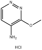 3-Methoxypyridazin-4-aMine, HCl Struktur