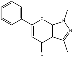 1,3-二甲基-6-苯基吡喃[2,3-C]吡唑-4(1氢)-酮,137527-47-0,结构式