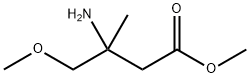 Methyl 3-aMino-4-Methoxy-3-Methylbutanoate Structure