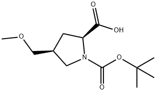 1378388-16-9 (2S,4S)-1-(TERT-ブチルトキシカルボニル)-4-(メトキシメチル)ピロリジン-2-カルボン酸