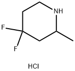 4,4-Difluoro-2-Methyl-piperidine hydrochloride,1378571-68-6,结构式