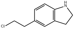 1H-Indole, 5-(2-chloroethyl)-2,3-dihydro- 结构式