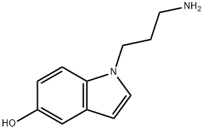 1-(3-氨基丙基)-1H-吲哚-5-醇,1378860-99-1,结构式