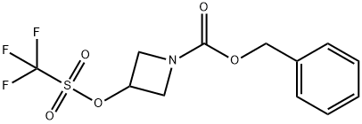 benzyl 3-(trifluoroMethylsulfonyloxy)azetidine-1-carboxylate,1379079-64-7,结构式
