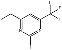 4-Ethyl-2-iodo-6-(trifluoroMethyl)pyriMidine Structure